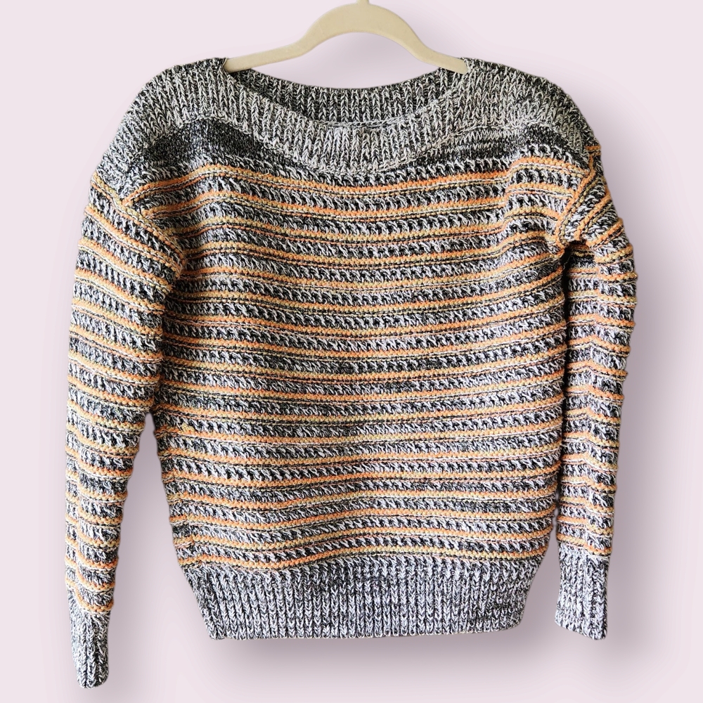 ASOS Multicolor Striped Crew Neck Sweater